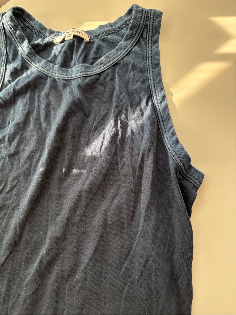 Cotton Citizen Blue Tank Top XS - Picture 4 of 5